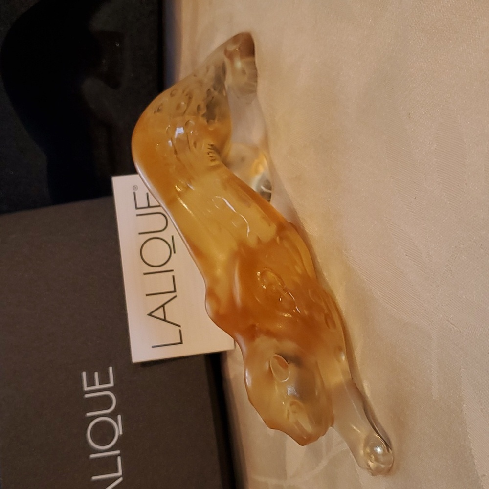Lalique Zelia Panther Scuplture